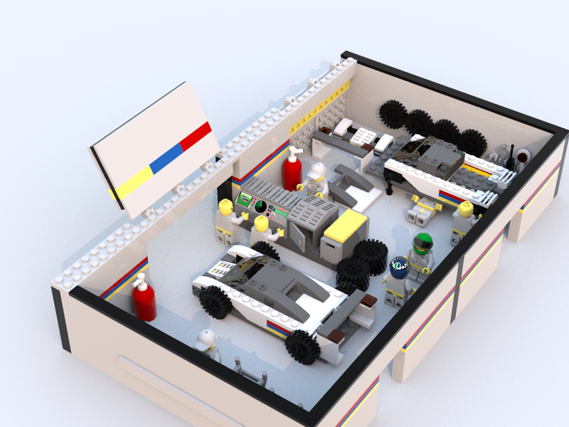 Illustration for article titled When I'm bored, I build racecars out of virtual Lego bricks